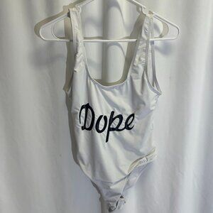 Dope One Piece Swimsuit Scoop Neck and Scooped Back